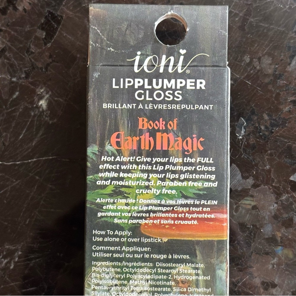 Ioni Book of Earth Magic “Sangria” Lip Plumping Gloss - Picture 3 of 4